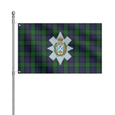 Black Watch Tartan Crest House Flag
